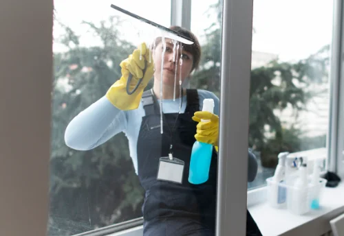 Nettoyage de vitres intérieures et extérieures à Gilley